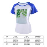 yanfind Women's Sleeve Raglan T Shirt Short Branches Cloudy Facebook From Below Garden Growth Leaf Leaves Sky Tree