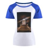 yanfind Women's Sleeve Raglan T Shirt Short Ancient Architecture Coffin India Outdoors Tomb
