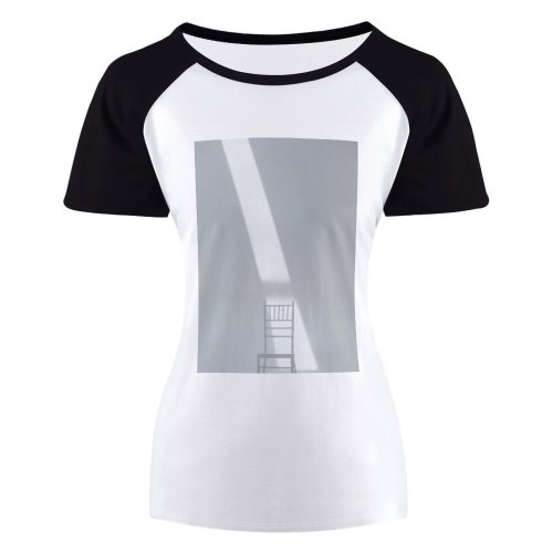 yanfind Women's Sleeve Raglan T Shirt Short Chair Design Furniture Interior Room Sunlight Wall