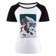 yanfind Women's Sleeve Raglan T Shirt Short Adventure Aircraft Airplane Alps Aviation Contrails Daylight Desktop Dolomites Epic Flight Flying