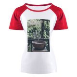 yanfind Women's Sleeve Raglan T Shirt Short Faucet Sink Wash Bin Tap