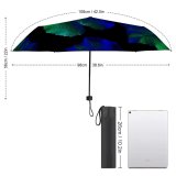 yanfind Umbrella Manual Glowing Effects Growth Leaf Dark Defocused Grape Blurred Natural Photographic Windproof waterproof anti-ultraviolet protection golf umbrella