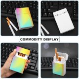 yanfind Cigarette Case Space Smooth Screen Mixing Hologram Vitality Blurred Empty Wireless Natural Portable Device Hard Plastic Crushproof Cigarette Case