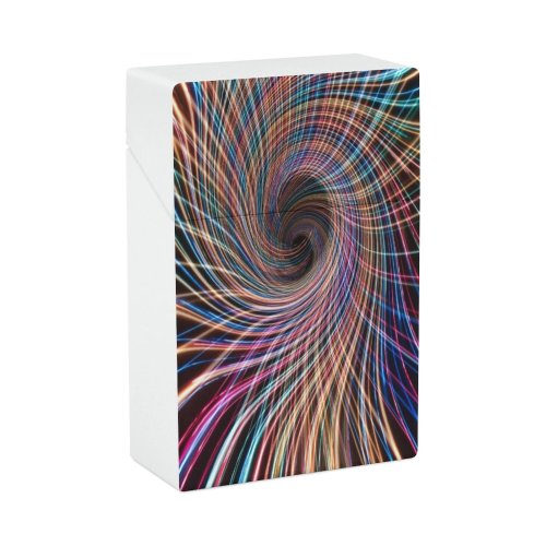 yanfind Cigarette Case Blurred Exploding Studio Flowing Research Curve Vibrant Communications Abstract Complexity Luminosity Hard Plastic Crushproof Cigarette Case