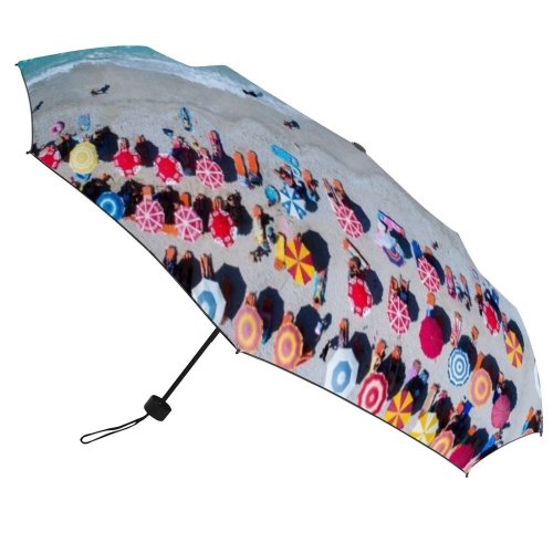 yanfind Umbrella Manual Umbrella Manual Side Scene Beach Outdoors Tirana Urban By Non Motion Point Sea Windproof waterproof anti-ultraviolet protection golf umbrella