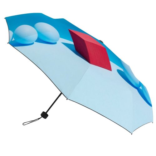 yanfind Umbrella Manual Teamwork Simplicity Leadership Block Community Dimensional UK Innovation Row Abstract Organized Space Windproof waterproof anti-ultraviolet protection golf umbrella