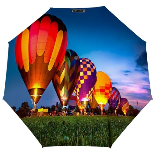 yanfind Umbrella Manual Glowing Ballooning Festival Bank Pursuit Fire Spectator Dark Moving Flame Natural Windproof waterproof anti-ultraviolet protection golf umbrella