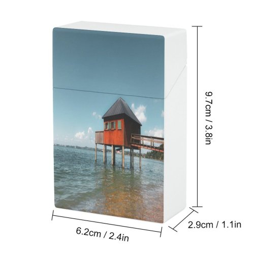 yanfind Cigarette Case Old Tranquility Place Cottage Beauty Residential Bregenz Beach Scenics Exterior Bodensee Sea Hard Plastic Crushproof Cigarette Case