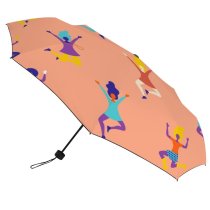 yanfind Umbrella Manual Social Happiness Dancing Ecstatic Excitement Jumping Casual Party Funky Fashion Purple Windproof waterproof anti-ultraviolet protection golf umbrella