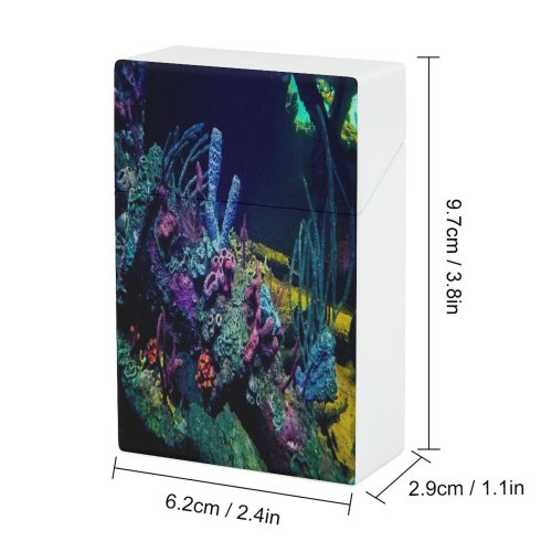 yanfind Cigarette Case Place Coral Beauty Baltimore Underwater Famous National Destinations Cnidarian Reef Aquarium Landmark Hard Plastic Crushproof Cigarette Case