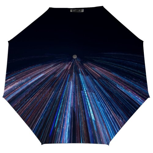 yanfind Umbrella Manual Glowing Fiber Futuristic Beam Data Optic Virtual Blurred Creativity Lighting Terni Windproof waterproof anti-ultraviolet protection golf umbrella