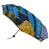 yanfind Umbrella Manual Holyrood Tall Social Sprawl Place Rooftop Issues Leaf Turquoise Residential Renewal Block Windproof waterproof anti-ultraviolet protection golf umbrella