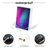 yanfind Cigarette Case Aurora Gradient Dreamlike Physical Paints Flowing Freedom Watercolor Fantasy Smooth Natural Hard Plastic Crushproof Cigarette Case