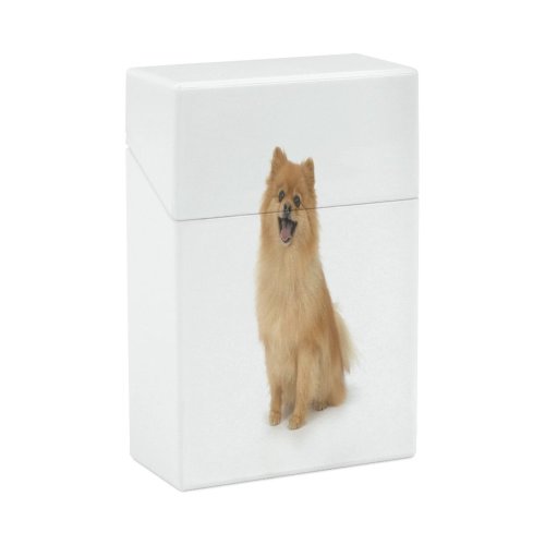 yanfind Cigarette Case Cheerful Dog Studio Camera Shot Hard Plastic Crushproof Cigarette Case