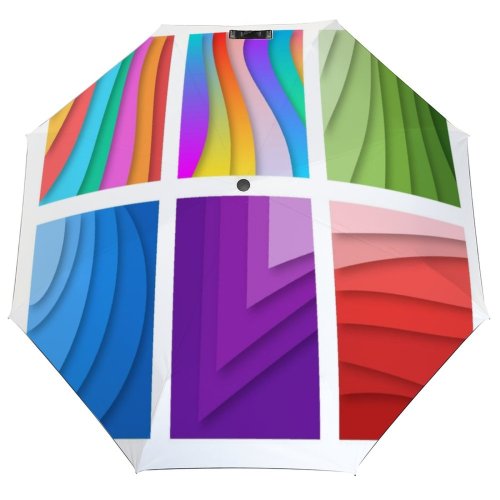 yanfind Umbrella Manual Advertisement Space Bizarre Newspaper Social Beauty Vitality Creativity Picture Spain Hipster Simplicity Windproof waterproof anti-ultraviolet protection golf umbrella