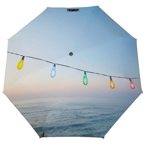 yanfind Umbrella Manual Sky Pastel Illuminated Social Idyllic Horizon Scene Hanging Beach Luz Over Windproof waterproof anti-ultraviolet protection golf umbrella