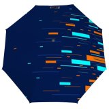 yanfind Umbrella Manual Saturated Effects Brightly Neon Hexagon Trapezoid Dimensional Natural Rhombus Photographic Windproof waterproof anti-ultraviolet protection golf umbrella