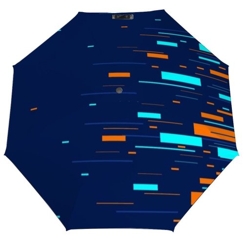 yanfind Umbrella Manual Saturated Effects Brightly Neon Hexagon Trapezoid Dimensional Natural Rhombus Photographic Windproof waterproof anti-ultraviolet protection golf umbrella