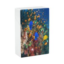 yanfind Cigarette Case Tranquility Fish Undersea Acanthuridae Beauty Tang Sea Exoticism Egypt Underwater School Wild Hard Plastic Crushproof Cigarette Case