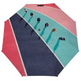 yanfind Umbrella Manual Togetherness Town Outdoors Colleague Coworker Businessman Opportunity Topics Dawn Asphalt Composite Concept Windproof waterproof anti-ultraviolet protection golf umbrella