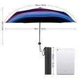yanfind Umbrella Manual Space Studio Way Digital Data Generated Composite Flowing Natural Speed Downloading Complexity Windproof waterproof anti-ultraviolet protection golf umbrella