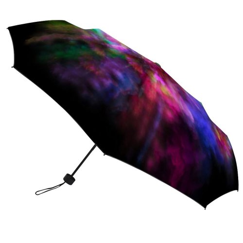 yanfind Umbrella Manual Sky Turquoise Perspective Powder Blurred Performance Surreal Direction Awe Art Innovation Windproof waterproof anti-ultraviolet protection golf umbrella
