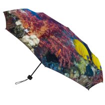 yanfind Umbrella Manual Threadfin Relaxation Butterflyfish Tranquility Leisure Coral Undersea Beauty Ecosystem Sea Egypt Wild Windproof waterproof anti-ultraviolet protection golf umbrella
