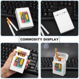 yanfind Cigarette Case Cheerful Th Happiness Stamp Anniversary Tradition Event Retro Isolated Number Design Certificate Hard Plastic Crushproof Cigarette Case