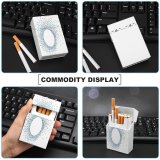 yanfind Cigarette Case Futuristic Blowing Experiment Generated Chaos Conceptual Forecasting Flowing Section Scientific Science Hard Plastic Crushproof Cigarette Case