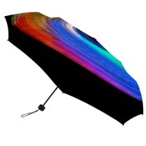 yanfind Umbrella Manual Effects Social Propeller Resources Futuristic Compact Rainbow Issues Fan Blurred Disk DVD Windproof waterproof anti-ultraviolet protection golf umbrella