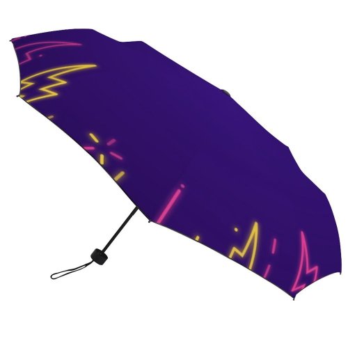 yanfind Umbrella Manual Glowing Social Excitement Neon Vegas Taking Party Lighting Vibrant Art Windproof waterproof anti-ultraviolet protection golf umbrella