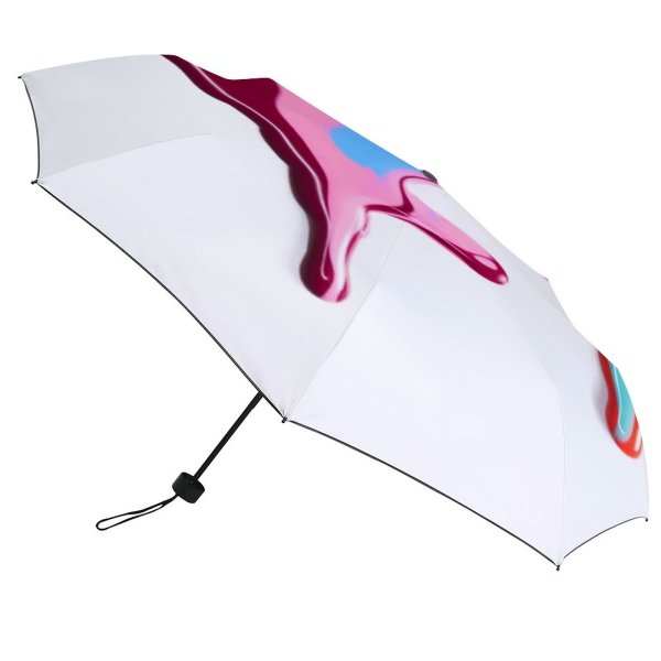 yanfind Umbrella Manual Space Leaking Studio Beauty England Liquid Flowing Glamour Shiny Shot Blob Craft Windproof waterproof anti-ultraviolet protection golf umbrella