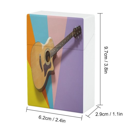 yanfind Cigarette Case Space Order Guitar Studio Directly High Musical Pausania Purple Italy Shot Craft Hard Plastic Crushproof Cigarette Case