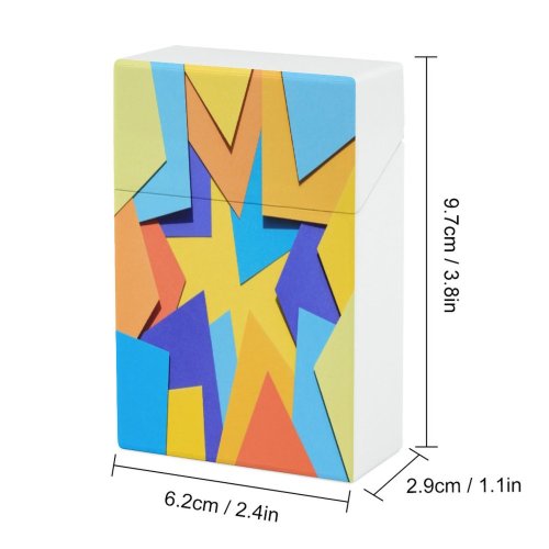 yanfind Cigarette Case Still Vibrant Imagination Abstract Inspiration Art Above Arranging Hungary Simplicity Hard Plastic Crushproof Cigarette Case