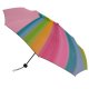yanfind Umbrella Manual Pastel Rainbow Art Space Striped Roller USA Design Vibrant Windproof waterproof anti-ultraviolet protection golf umbrella