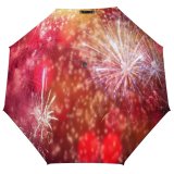 yanfind Umbrella Manual Glowing Display Blurred Year's Natural Night Sparks Eve Structure Sky Explosive Windproof waterproof anti-ultraviolet protection golf umbrella