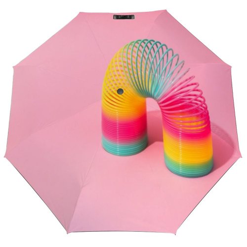 yanfind Umbrella Manual Simplicity Games Rebound Toy Spring Curled Childhood Bending Conceptual Flexibility Art Stretching Windproof waterproof anti-ultraviolet protection golf umbrella