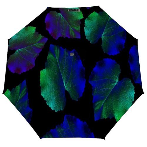 yanfind Umbrella Manual Glowing Effects Growth Leaf Dark Defocused Grape Blurred Natural Photographic Windproof waterproof anti-ultraviolet protection golf umbrella