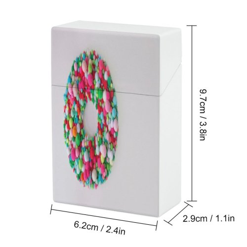 yanfind Cigarette Case Christianity Hole Wreath Happiness Decoration Bas Ornament Decor Sports Christmas Craft USA Hard Plastic Crushproof Cigarette Case