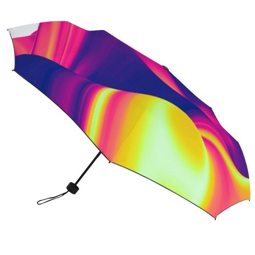 yanfind Umbrella Manual Space Topography Decorative Technician Futuristic Cartography Virtual Dimensional Flowing Purple Innovation Geography Windproof waterproof anti-ultraviolet protection golf umbrella