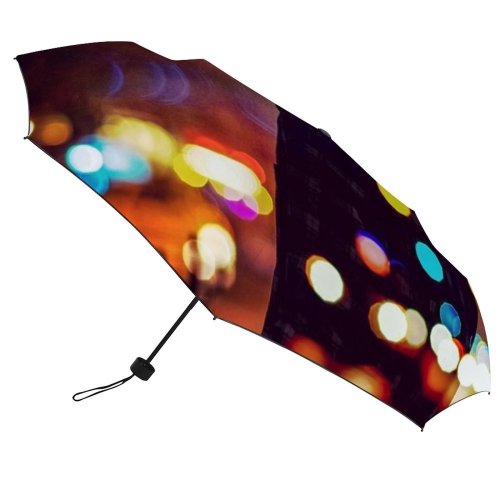 yanfind Umbrella Manual Glowing Headshot Leisure Nightlife Defocused India Lighting Natural Night Side Windproof waterproof anti-ultraviolet protection golf umbrella