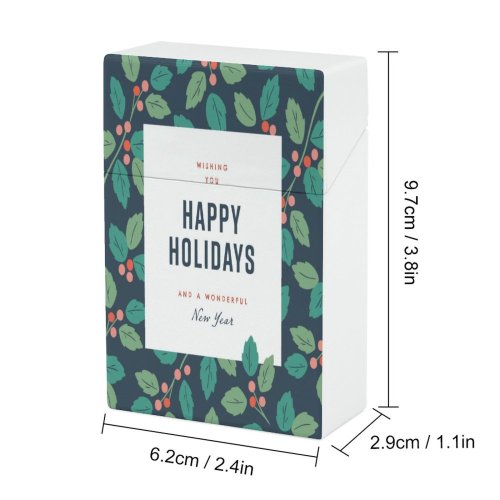 yanfind Cigarette Case Cheerful Fun Advertisement Decoration Short Navy Stem Christmas Marketing Plan USA Happy Hard Plastic Crushproof Cigarette Case