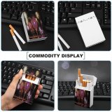 yanfind Cigarette Case Blurred Outdoors Illuminated Exploding Entertainment Firework Glowing Zealand Event Display Sky Hard Plastic Crushproof Cigarette Case