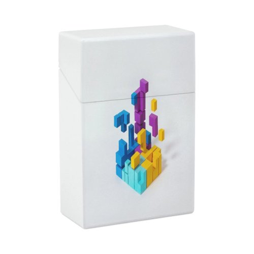 yanfind Cigarette Case Networking Merging Handmade Cube Krasnoyarsk Solution Shielding Abstract Connection Manufactured Destruction Inspiration Hard Plastic Crushproof Cigarette Case