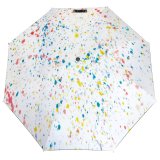yanfind Umbrella Manual Splattered Watercolor Paints Craft Art Decoration Abstract Design Windproof waterproof anti-ultraviolet protection golf umbrella