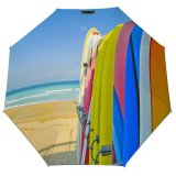 yanfind Umbrella Manual Order Newquay England Beach Sea Over Sky Horizon Absence Cornwall Outdoors Surfboard Windproof waterproof anti-ultraviolet protection golf umbrella