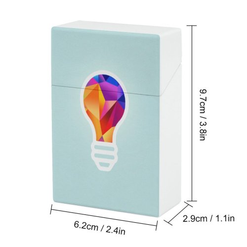 yanfind Cigarette Case Bulb Topics Lighting Brainstorming Imagination Abstract Technology Inspiration Light Creativity Design UK Hard Plastic Crushproof Cigarette Case