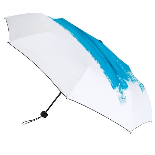 yanfind Umbrella Manual Daub Grunge Splattered Estonia Natural Dye Stroke Art Decoration Border Abstract Brush Windproof waterproof anti-ultraviolet protection golf umbrella