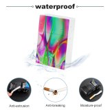yanfind Cigarette Case Gasoline Glowing Social Oyster Futuristic Smooth Issues Hologram Neon Vitality Generated Hard Plastic Crushproof Cigarette Case