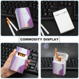 yanfind Cigarette Case Space Palette Blank Leaf Turquoise Lavender Lay Directly High Empty Family Hard Plastic Crushproof Cigarette Case